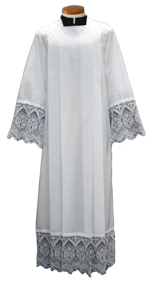 SQUARE YOKE LACE ALB - 4217-ALB