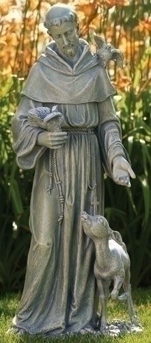 42345 St Francis With Deer 36.5"