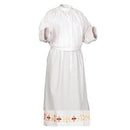 Medium Multicolor Band Fitted Alb - 425-1878-MED