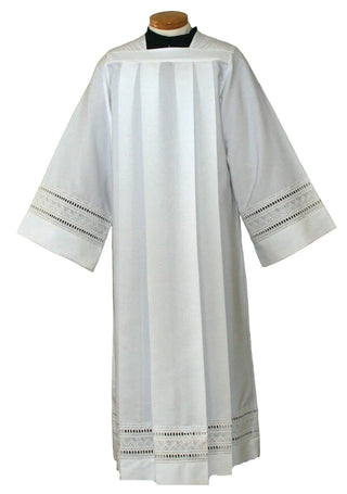 100% W/EMBROIDERED EYELET ALB - 4262-ALB