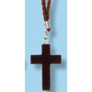 1.25" Medium Stained Cross, 30" Cord - 43-201-CD