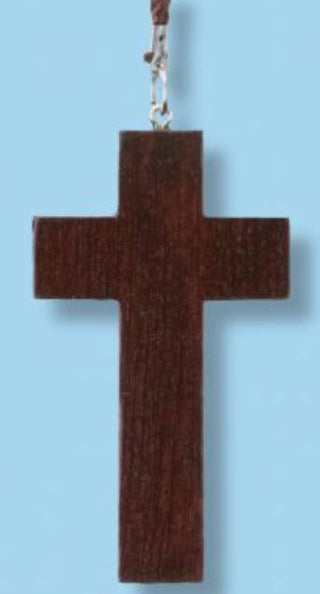 3.25" Medium Stained Cross, 30" Cord - 43-213-CD