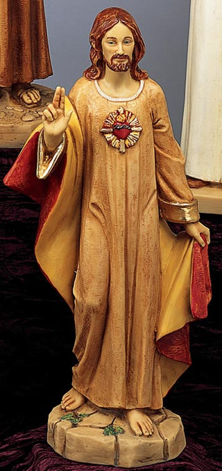 43144 20"SACRED HEART Statue