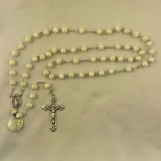 Round Mother of Pearl Rosary (7mm) - 4431015G