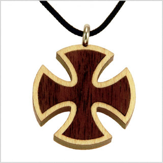 Wooden Cross 2 Tone - 44K