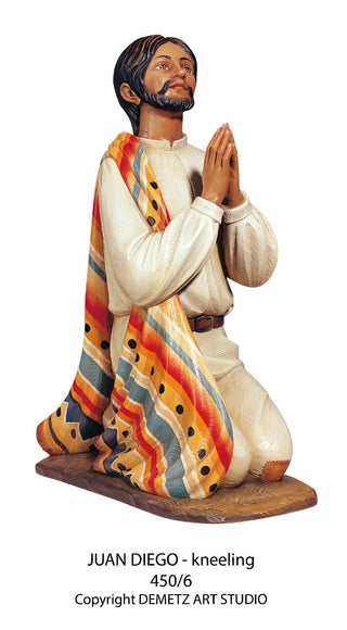 KNEELING ST. JUAN DIEGO STATUE