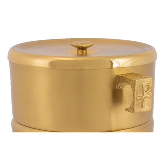 Gold Plate Single Stacking Ciborium With Cover - 453G-PIECE-WCOVER