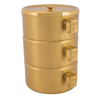 Gold Plated Stacking Ciboria Set - 3pc. - 453G-SET