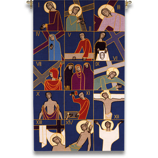 4567 Stations of the Cross Tapestries