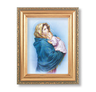 Madonna of the Street Print - 5.5 x 7" Antique Gold Frame - 461-203