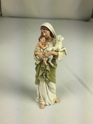 46472 Madonna and Child with Lamb Figure