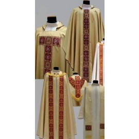 485 Vestments in Assisi Gold Fabric