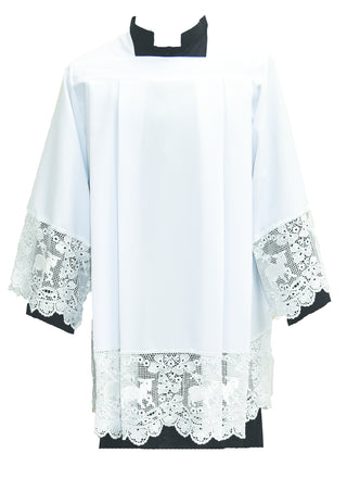 SMOOTH POPLIN POLYESTER SURPLICE - 4895-SURPLICE