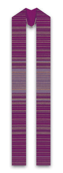 Purple Overlay Stole-SLB50-19P