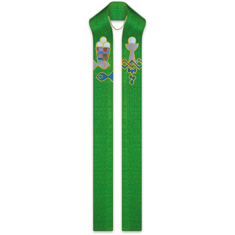 2511 Eucharist Communion Motif - Stole – Church Supply Warehouse