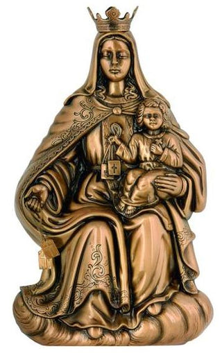 VIRGIN OF CARMEN 36X21X8 CM. - 5023