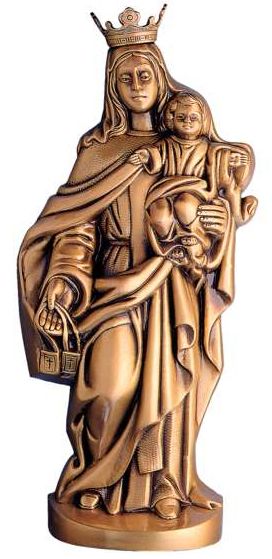 VIRGIN OF CARMEN 15"X6 11/16"  - 5024