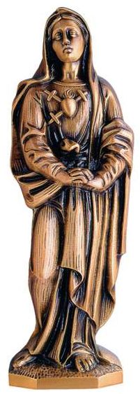 HEART OF MARY 13 3/4"X4 3/4" - 5028