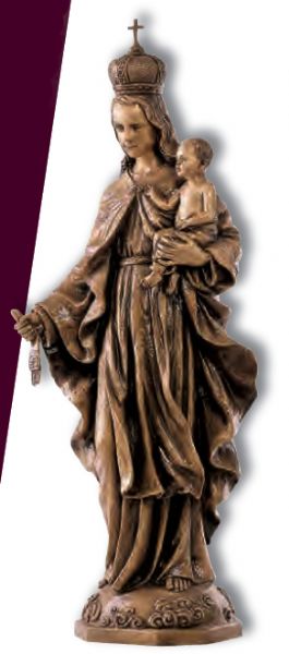 VIRGIN OF CARMEN BRONCE (60CM) - 5039