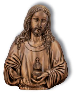 SACRED HEART OF JESUS 12 3/16"X9 7/16" - 5098