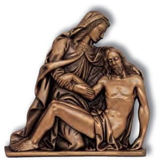 PIETA WALL RELIEF 13 3/8" (34CM) - 5128