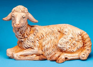 52941 12" SEATED SHEEP FIGURE