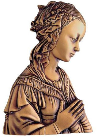 EMBLEM VIRGIN WALL RELIEF 11 13/16"X7 7/8" - 5297