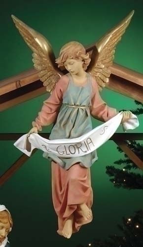 53117 27" GLORIA ANGEL FIGURE W/GOLD