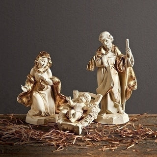 54120 5" Holy Family Recolored Golden Edition