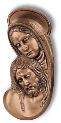 PIETA WALL RELIEF 15 3/4"X5 7/8" - 5476