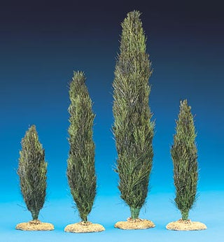 54601 4 Piece Cypress Tree Figures