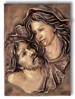 PIETA WALL RELIEF 21 1/4"X15 3/4" - 5584