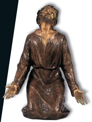 CHRIST KNEELED 39 3/8"X30 5/16" - 5594