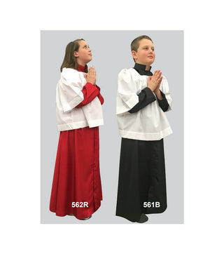 CHILDREN ALTAR SERVER CASSOCKS - 561B-562R-CASSOCK