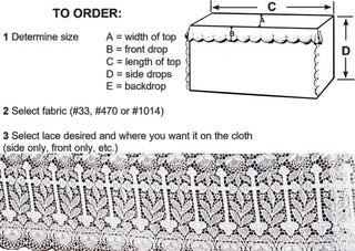 ALTAR CLOTH 7" WIDTH LACE EDGING - 5700-LACE