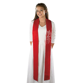 Keepsake Confirmation Stoles - Felt - 4" W x 90" L - KCS-MR
