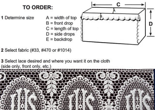ALTAR CLOTH 5 1/2" WIDTH LACE EDGING - 5994-LACE