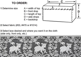 ALTAR CLOTH 8" WIDTH LACE EDGING - 5995-LACE