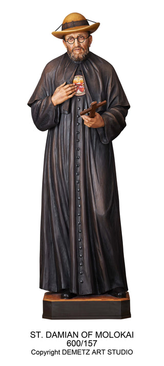 St. Damian Of Molokai Hawaii Statue - 600-157
