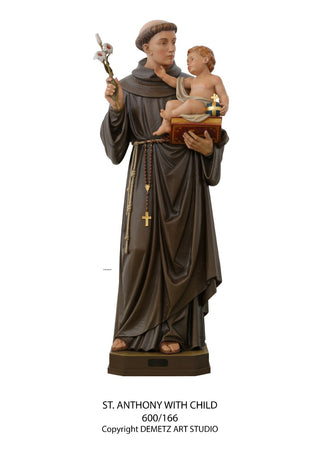 St. Anthony W/ Child Statue - 600-166