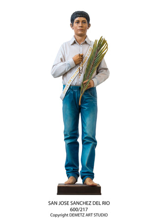 St. Jose' Sanchez Del Rio Statue - 600-217