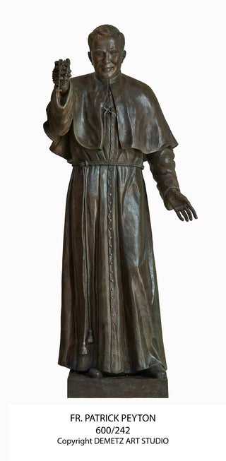 Fr. Patrick Peyton Statue - 600-242