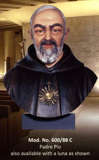 600-88C Padre Pio Bust