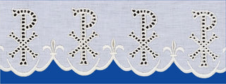 WHITE EMBROIDERED LINEN - GAI6021