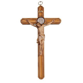 Cross of St. Benedict Olive Tree with Corpus Siena - 602684O-PRT