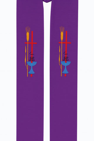 WHEAT EUCHARIST STOLE - 60-61-STOLE