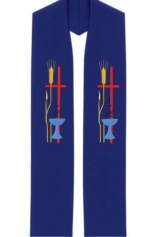 WHEAT EUCHARIST STOLE - 60-61-STOLE