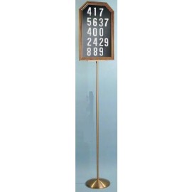 60HY33F Magnetic Floor/Wall Mounted Hymn Board
