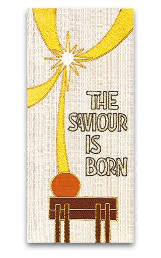 The Saviour is Born Banner - 4492B