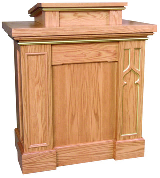 Pulpit Gothic Trim 40"W x 24"D x 46"H - 621